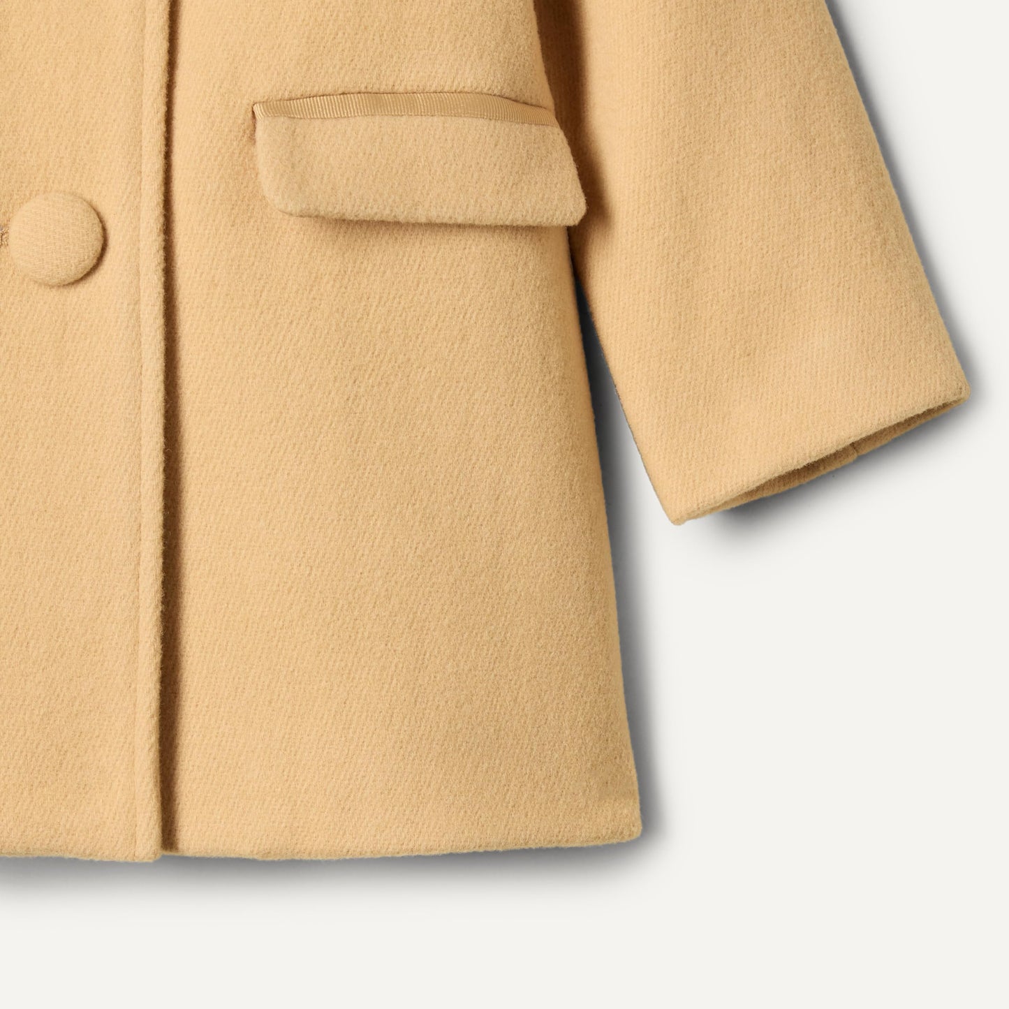 Amazon Essentials x Sofia Grainge Toddlers and Baby Girls' Wool Blend Dress Coat