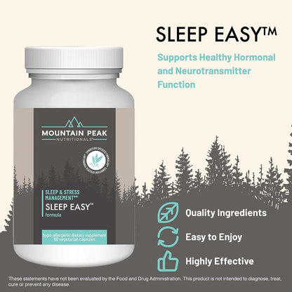 Mountain Peak Nutritionals Ultimate Relaxation Bundle - Tranquility & Sleep Easy - Promoting A Calm & Relaxed Mood for Better Rest - Sleep Support Supplements w/Vitamins B6 & B12