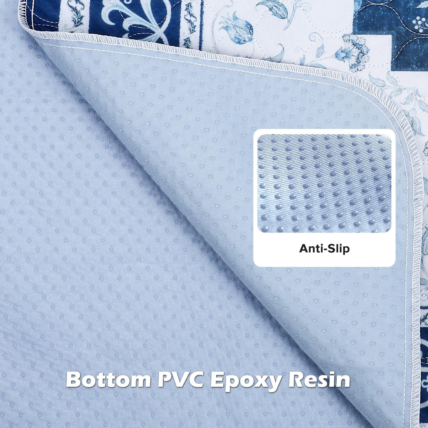 INVENHO Washable Pee Pads for Dogs 72"x72" Reusable Dog Pads Extra Large Upgrade Non-Slip Dog Pee Pads Heavy Absorbency Puppy Pee Pads Quick Dry Whelping Pads/Waterproof Puppy Training Pad