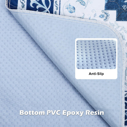 INVENHO Washable Pee Pads for Dogs 72"x72" Reusable Dog Pads Extra Large Upgrade Non-Slip Dog Pee Pads Heavy Absorbency Puppy Pee Pads Quick Dry Whelping Pads/Waterproof Puppy Training Pad