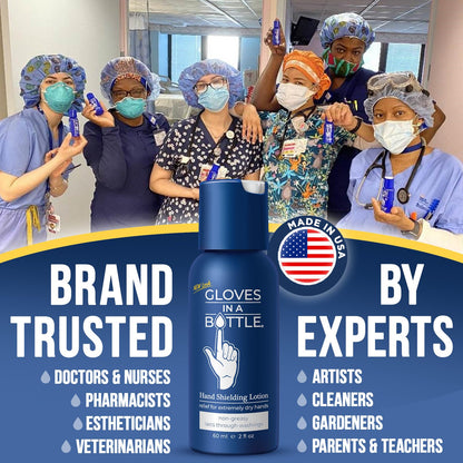 Gloves In A Bottle Shielding Lotion for Dry Itchy Skin, 2 ounce (Pack of 24)