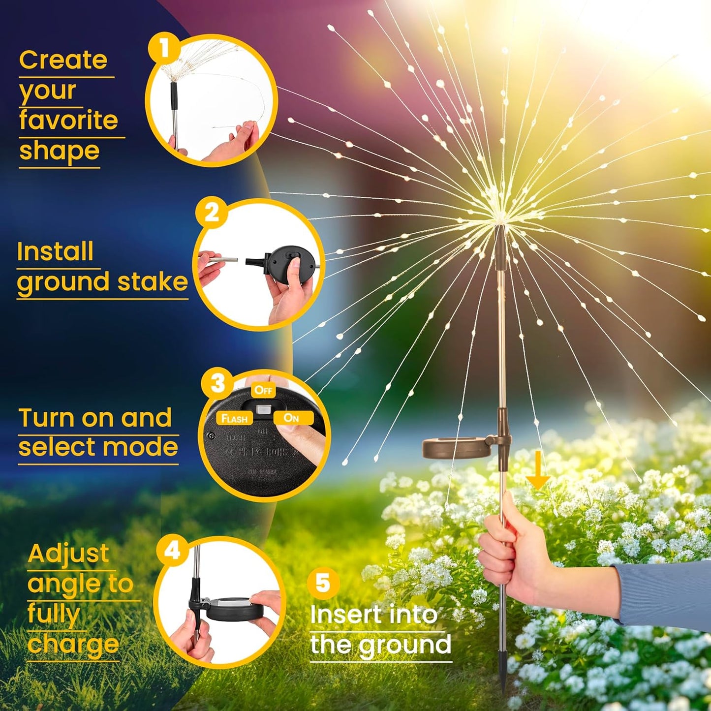 GIGALUMI Solar Garden Lights: A Magical Touch for Your Outdoor Space