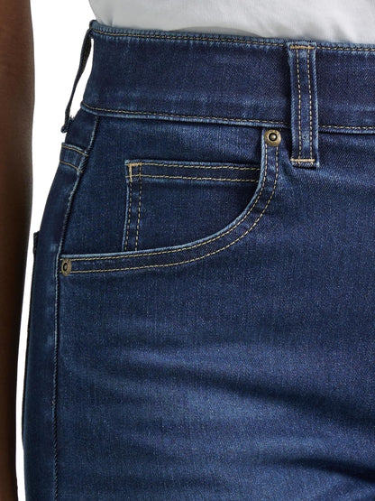 Lee Damen Ultra Lux Comfort mit Flex Motion Skinny Leg Jeans mit Ever Fit, Schwarz, 10