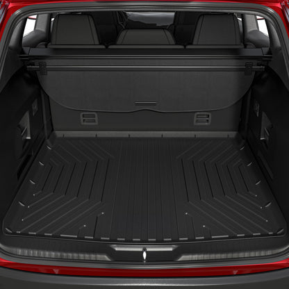 OEDRO Floor Mats Fit for Toyota Camry 2011-2007, Custom Fit Front & 2nd Row Floor Liner Set, TPE All Weather Protection Camry Car Mats, Black