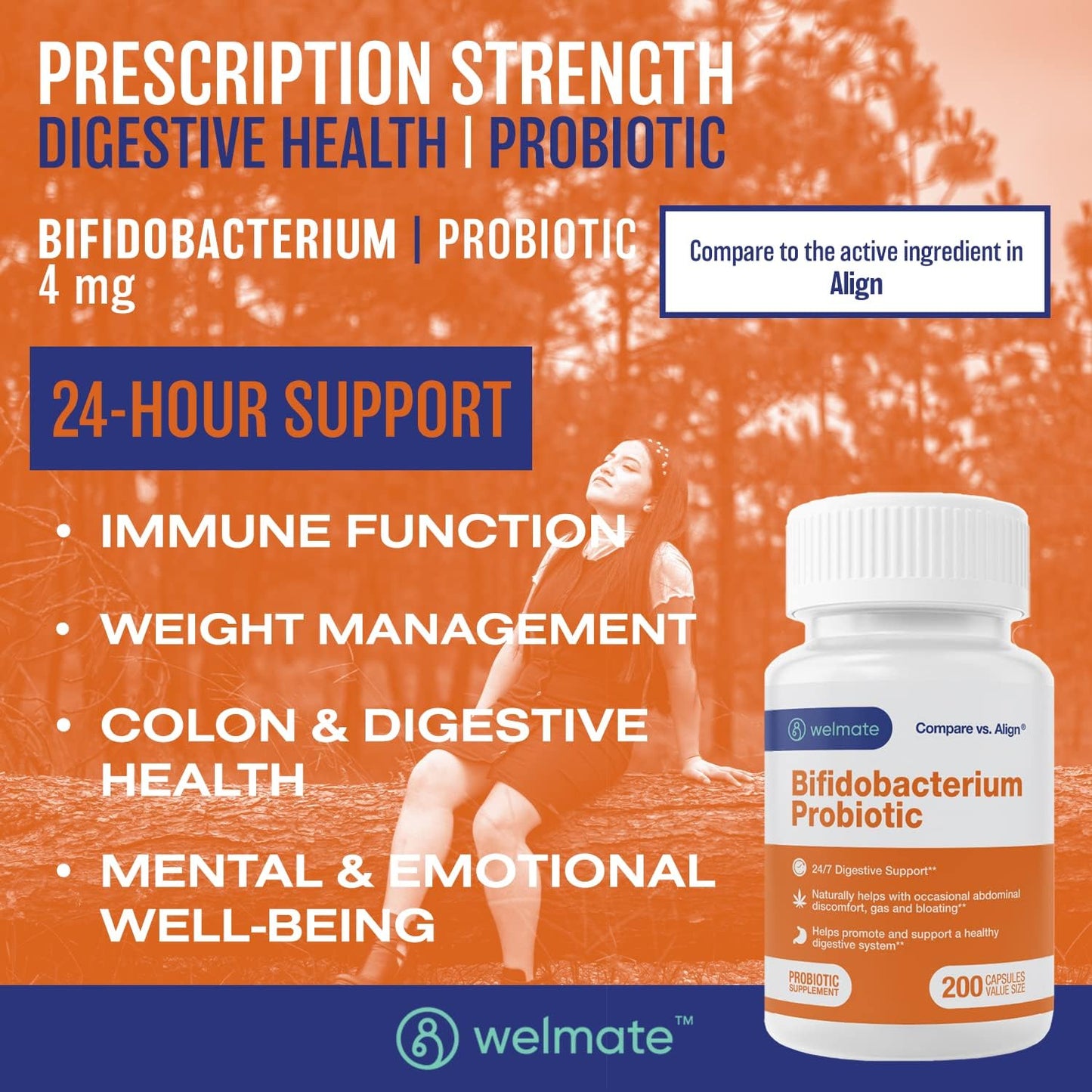 WELMATE Complete Allergy & Wellness Kit: Generic Xyzal Levocetirizine 5mg (24hr Support), Phenylephrine HCl Nasal Decongestant, Doxylamine Sleep Aid, Bifidobacterium Probiotic, & Zinc Sulfate
