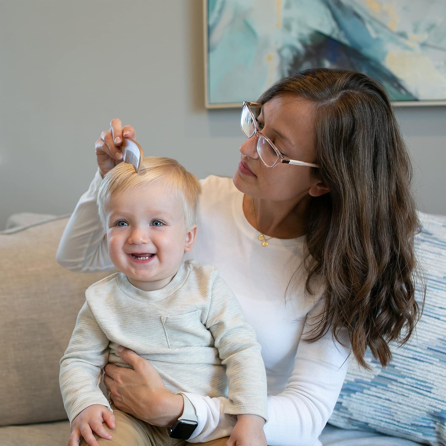 Dr. Brown's™ Soft and Safe Baby Brush + Comb
