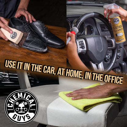 Leather Care Made Easy: Chemical Guys Leather Cleaner and Conditioner Kit