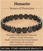 Bracelet en hématite rond