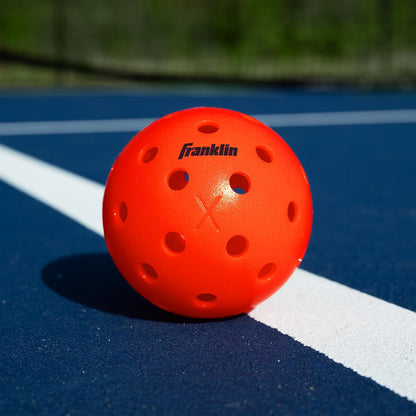 Franklin Sports Outdoor-Pickleballs – X-40 Pickleballbälle – von USA Pickleball (USAPA) zugelassen – offizieller US Open Ball – 3er-, 12er- und 100er-Bulk-Packs Pickleballs