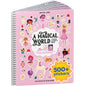 CUPKIN Animals Habitat 500+ Kids Sticker Book Toddler Airplane Travel Activity Coloring and Sticker Book, Road Trip Essentials, 12 Coloring Pages + 12 Scenes for Ages 2–8 Years