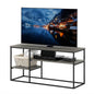 Furinno TOMI TV Stand, 5-Cube Entertainment Center with Open Shelf, Reversible TV Console, for Living Room, Bedroom, Home Office, Green