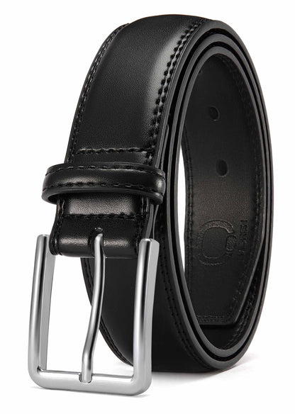 CHAOREN Men's Leather Belt - 1 3/8" Dress Belt for Business & Casual Wear
