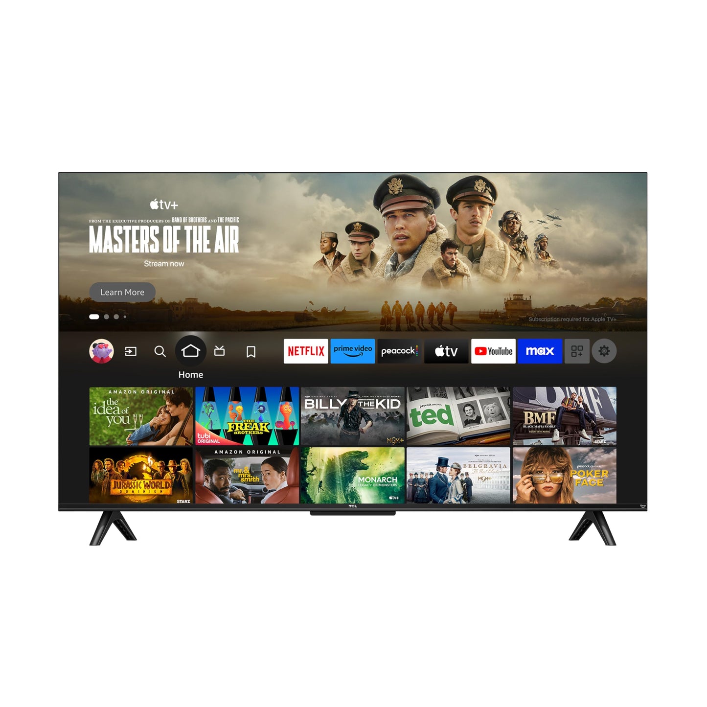 TCL 43-Inch Q6 QLED 4K UHD Smart TV with Fire TV (43Q651F, 2025 Model) Dolby Vision, HDR PRO+, Dolby Atmos, Alexa Built-in with Voice Remote, Apple AirPlay 2 Compatibility, Streaming Television