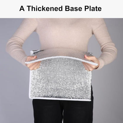 Bodaon Isolierte Essensliefertasche - Warm- & Kalthaltetransporttasche, Catering/Doordash Pizzawärmer, Einkaufstasche, Kühltasche für Partys (Schwarz-Rot, 1 St.), Ideal für den Transport warmer Speisen