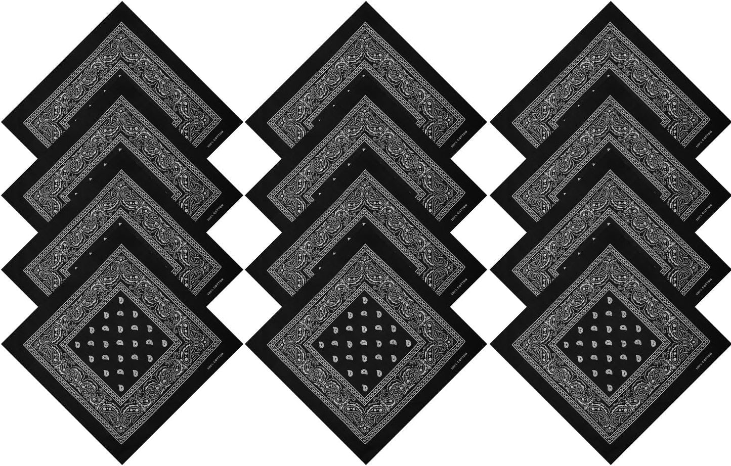 12 X Black