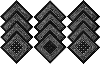 12 X Black