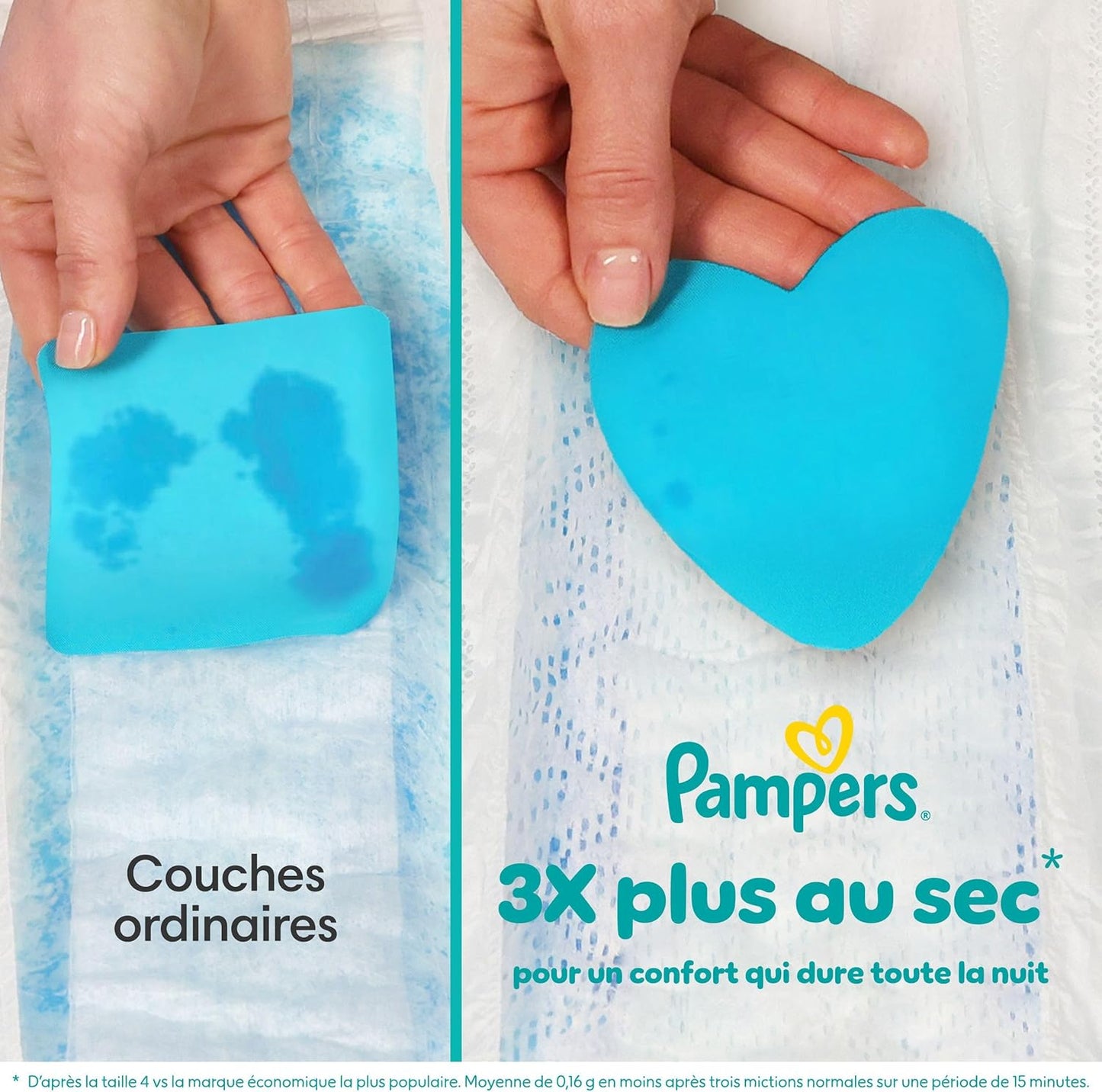 Pampers Swaddlers Windeln, Größe 0 (bis 4,5 kg), 84 Stück, Saugfähig, Hält Babys trocken und bequem, Hautverträgliche Einwegwindel