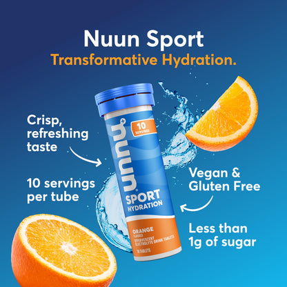 Nuun Sport Electrolyte Tablets with Magnesium, Calcium, Potassium, Chloride & Sodium, Gluten Free & Vegan, Mixed Flavors, 48 Pack (40 Servings Total)