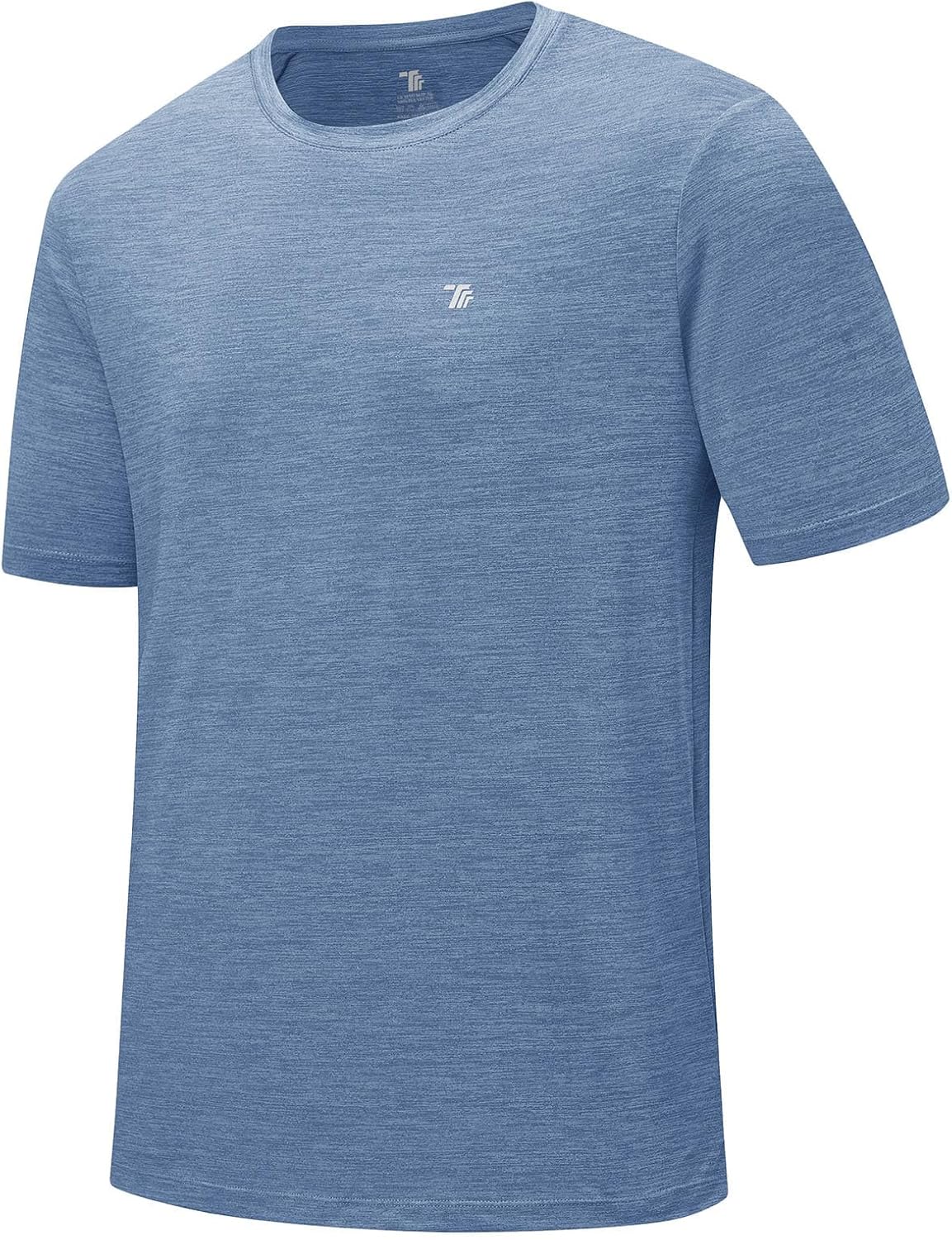 Rdruko Herren Kurzarm Trainingsshirts – Trockene Passform – Feuchtigkeitstransportierend – Für Laufen, Fitnessstudio, aktiven Sport