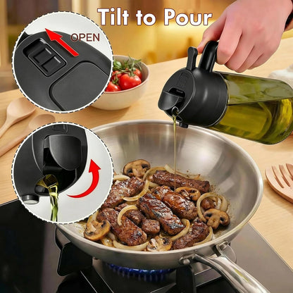 Poshetion 2-in-1 Olive Oil Sprayer: A Game-Changer for Healthier Cooking