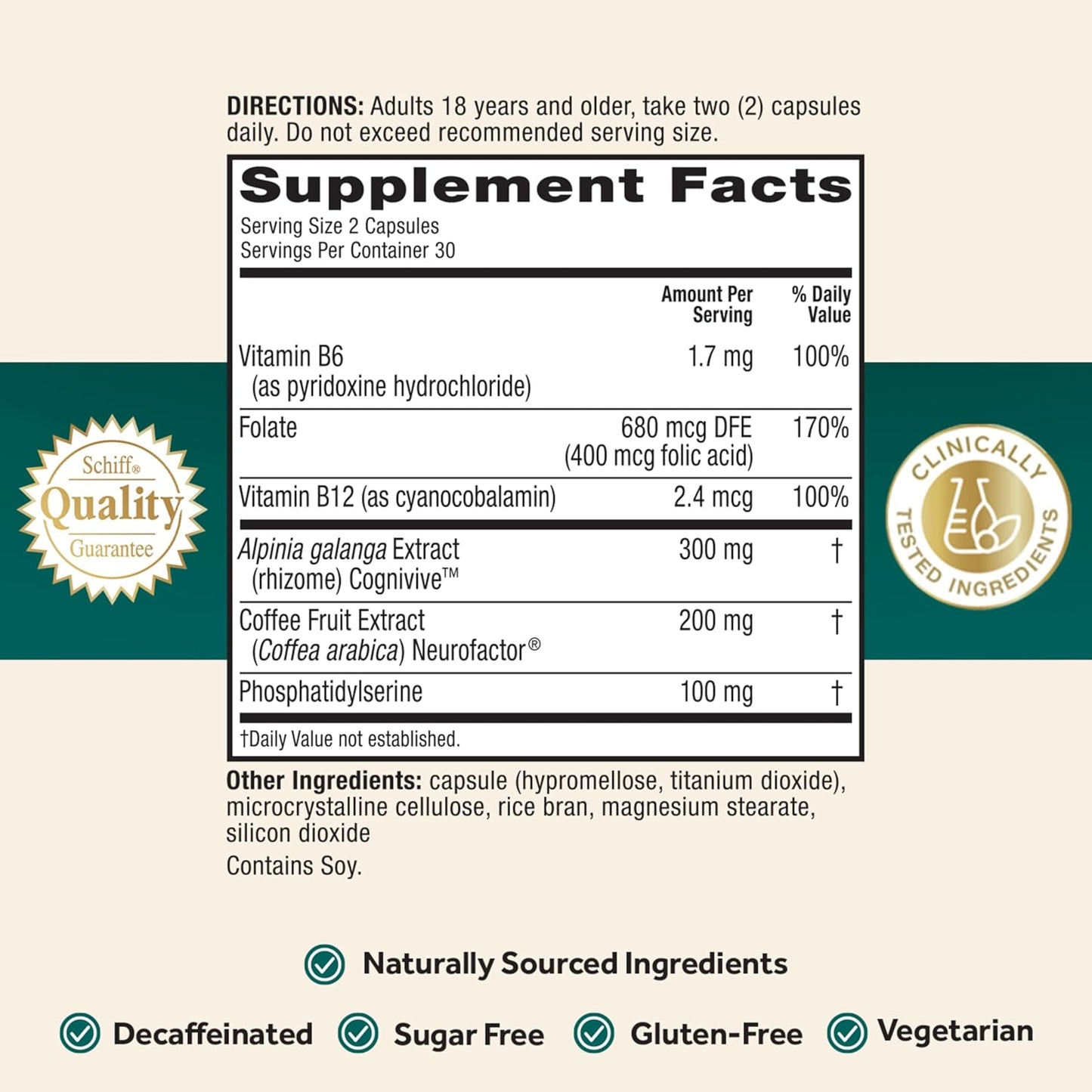 NEURIVA Ultra Brain Supplements for Memory and Focus, Phosphatidylserine, Cognivive, Neurofactor, Folic Acid, Vitamin B12 & Vitamin B6, 60 Count Capsules (Pack of 12)