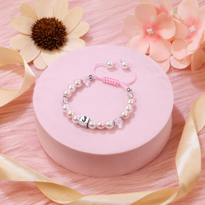 Sereney 6. Geburtstag Mädchen Geschenk, Verstellbare Perlenarmbänder zum 6. Geburtstag als Geburtstagsgeschenk für 6-jährige Mädchen, Geschenke zum 6. Geburtstag für Tochter, Nichte, Enkelin
