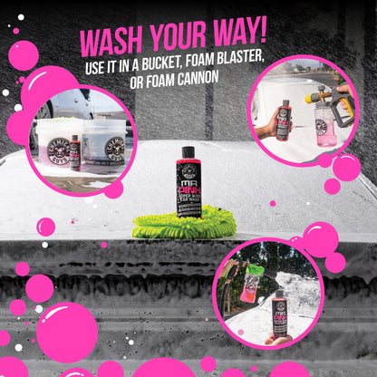 Chemical Guys Mr. Pink Car Wash Soap - 64 oz Super Suds Foaming Car Wash Soap for Cannon, Blaster, or Bucket Washing - pH Balanced, Safe on Wax, Sealant, Ceramic, and Clear Coat Finishes