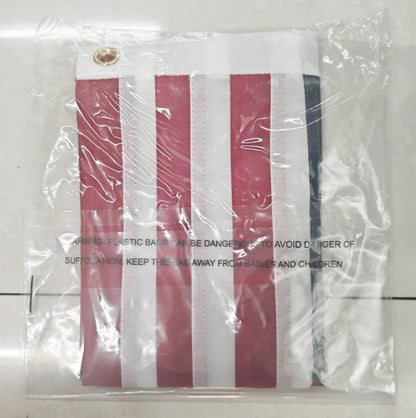 American Flag 8x12 ft: Long Lasting US Flag, Heavy Duty Nylon, Embroidered Stars, Sewn Stripes, Brass Grommets, UV Protection Perfect for Outdoors! USA Flag