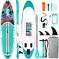 Niphean Inflatable Stand Up Paddle Board with SUP Accessories, Anti-Slip EVA Deck, 10’6’’ Inflatable Paddle Boards for Adults & Youth of All Skill Levels