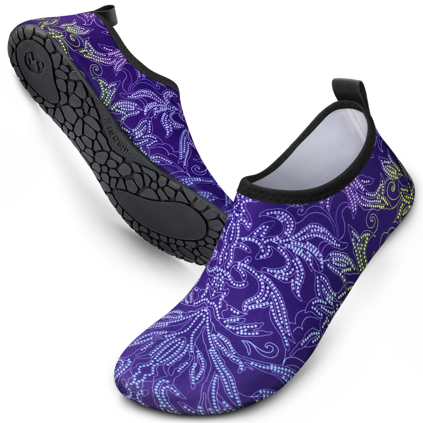 SIMARI Water Shoes for Women Men Swim Aqua Socks Beach Pool Essentials Barefoot Surf River Boat Kayak Sea Yoga Sand Exercise Sport Accessories Breathable Quick-Dry Adult Youth Kid Size SWS001