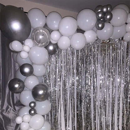 Pastellrosa und lilafarbene Ballons, 12-Zoll-Metallic-Lila-Flieder-Pink-Konfetti-Ballon-Set für Mädchen, Frauen, Kpop, Schmetterling-Geburtstag, Babyparty, Brautparty, Hochzeit, Prinzessin, Disco, Musikparty-Dekorationen