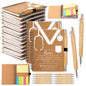 Jetec 48 Set 2026 CNA Week Gifts Bulk Nurse Appreciation Gift Set Small Inspirational Kraft Spiral Nursing Notebooks with Sticky Notes Pens for Healthcare Medical Hospital Coworker Staff Office