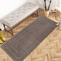 PURRUGS Dirt Trapping Door Mat 32" x 70", Non-Slip/Skid Machine Washable Entryway Rug, Dog Doormat, Super Absorbent Welcome Mat for Muddy Wet Shoes and Paws, Grayish Brown