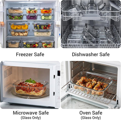 Dealusy Glass Food Storage Containers: A Game-Changer for Meal Prep