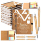 Jetec 48 Set 2026 CNA Week Gifts Bulk Nurse Appreciation Gift Set Small Inspirational Kraft Spiral Nursing Notebooks with Sticky Notes Pens for Healthcare Medical Hospital Coworker Staff Office