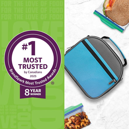 Bolsas Ziploc para sándwiches para frescura en movimiento, tecnología Grip 'n Seal para un agarre, apertura y cierre más fáciles, 90 unidades