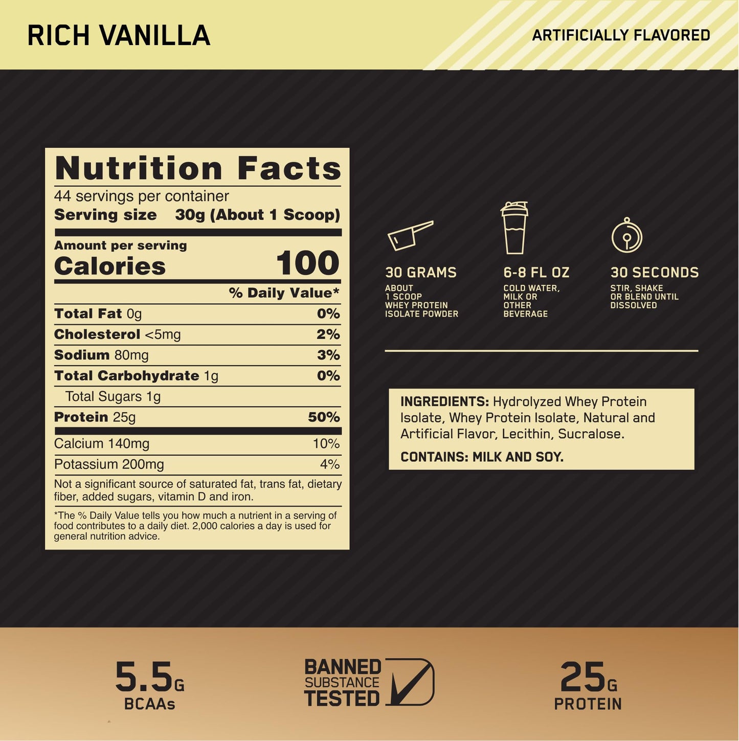 Optimum Nutrition Gold Standard 100% Isolate, Protein Powder, Chocolate Bliss, 3 Pounds, 44 Servings. Whey Protein Isolate (Packaging May Vary) (Pack of 4)