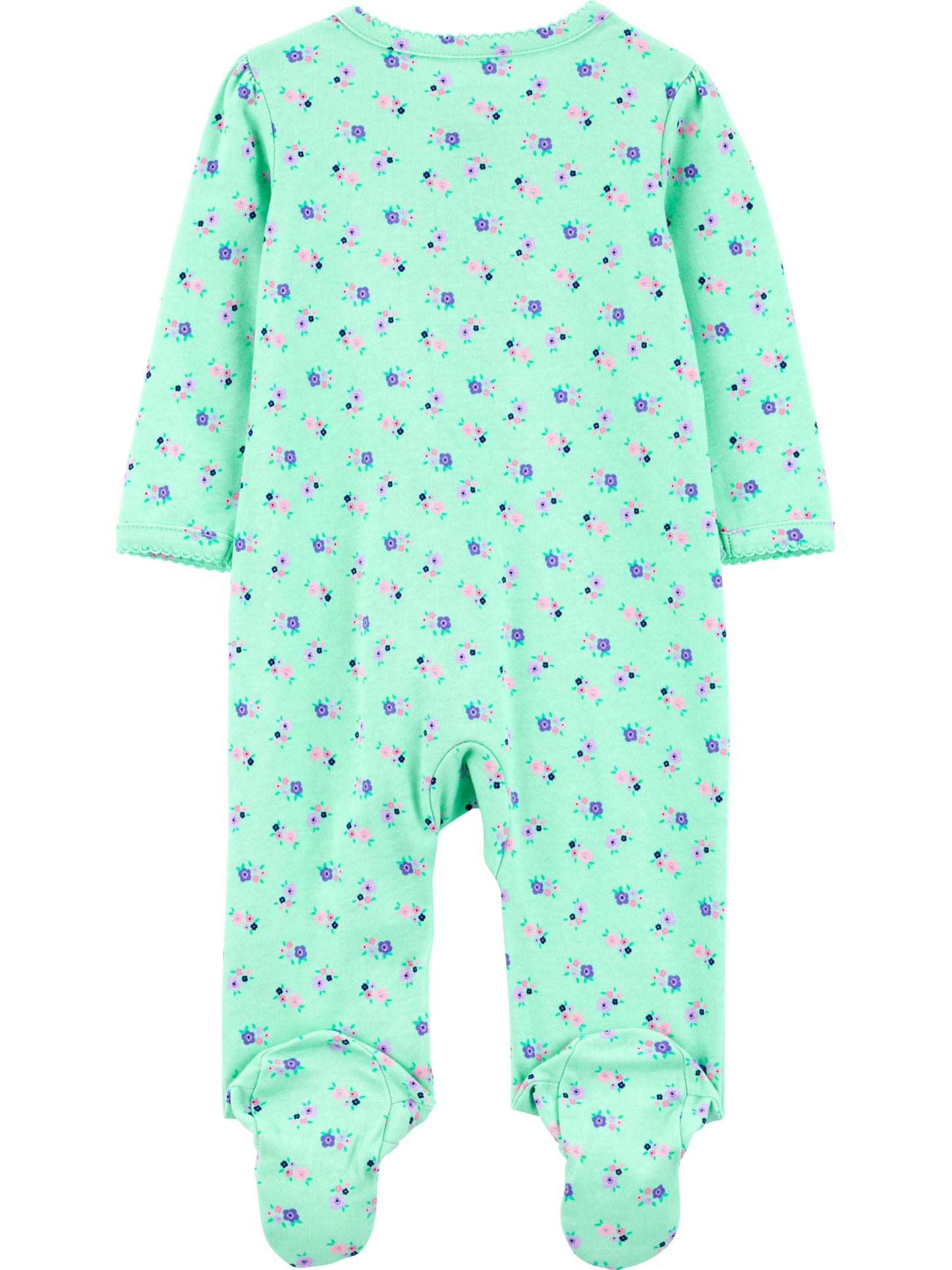 Simple Joys by Carter's Unisex Baby-Schlafoverall mit Füßen aus Baumwolle, 3er-Pack, Bär/Lama/Regenbogen, 3-6 Monate