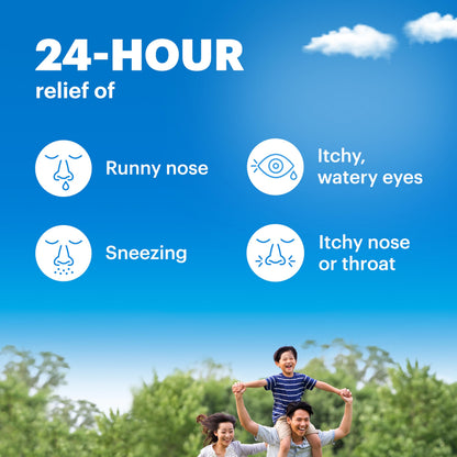Claritin Children's Allergy Medicine, 24-Hour Non-Drowsy Loratadine 5mg Chewable Tablet, Antihistamine for Kids Ages 2 Years and Older, Grape & Bubble Gum Flavors, 40 Tablets, (Pack of 2)