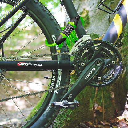 Opaza Fahrradschloss mit 5-stelligem Code, 1,2 m/4 Fuß Fahrrad-Kabelschloss, leichtes & sicheres Fahrradkettenschloss für Fahrrad, Mountainbike, E-Bike, Scooter