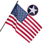 American Flag 8x12 ft: Long Lasting US Flag, Heavy Duty Nylon, Embroidered Stars, Sewn Stripes, Brass Grommets, UV Protection Perfect for Outdoors! USA Flag