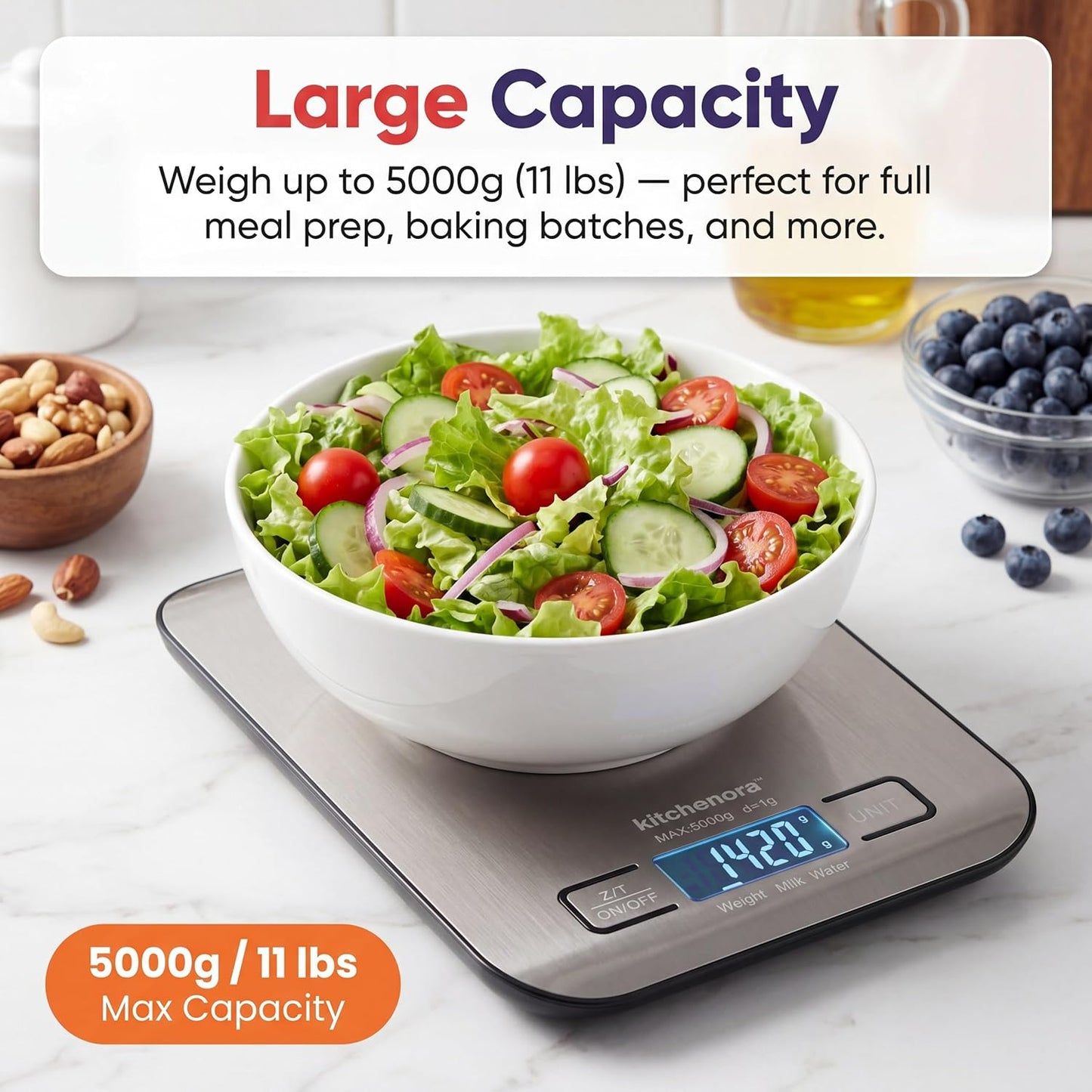 Kitchenora Digital Food Kitchen Scale: A Game-Changer for Cooking and Baking