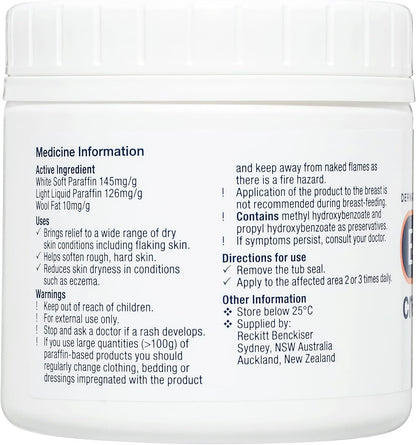 E45 - Dermatological Cream For Dry Skin Conditions ; Non Greasy Emollient ; Hypoallergenic ; 350g