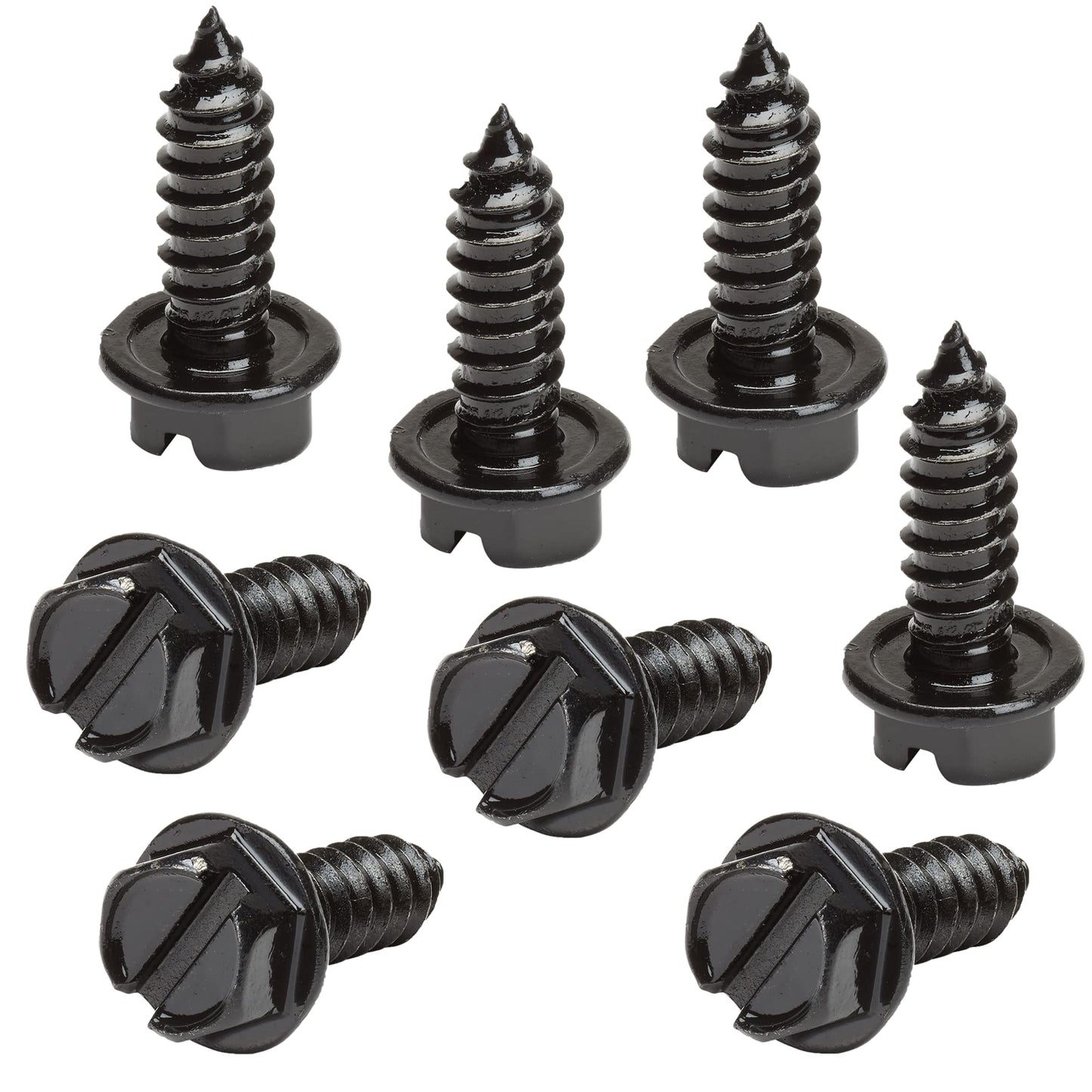 Black Zinc Plated8 Pack