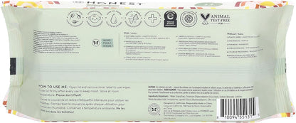 The Honest Company Clean Conscious Unscented Wipes | Over 99% Water, Compostable, Plant-Based, Baby Wipes | Hypoallergenic for Sensitive Skin, EWG Verified | Pattern Play, 576 Count