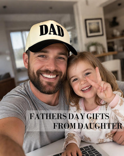 Dad Hats for Men, Vintage Two Tone Hat, New Dad Gifts for Husband, Fathers Day Birthday Gifts from Daughter Son Wife