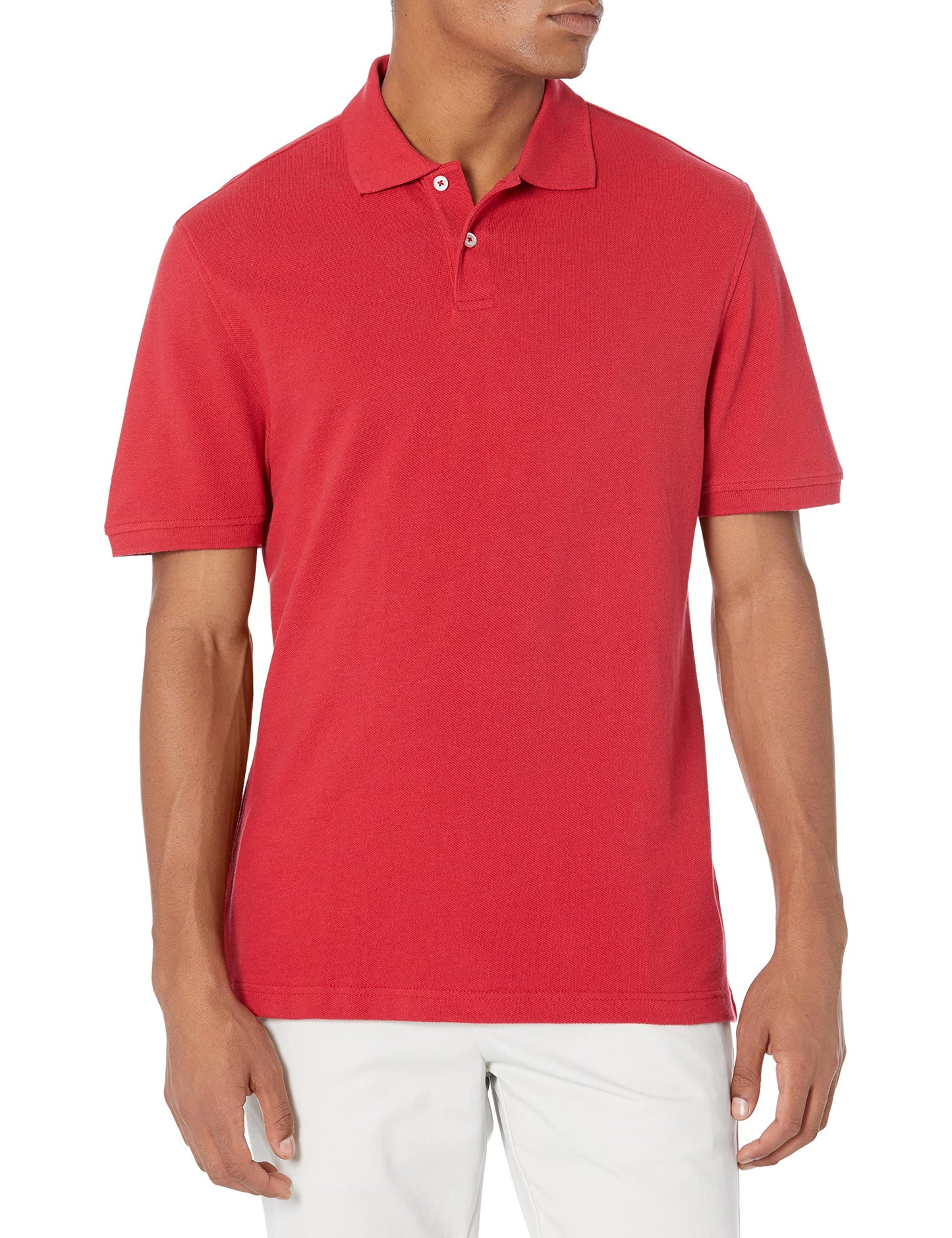 Amazon Essentials Mens Slim-Fit Cotton Pique Polo Shirt