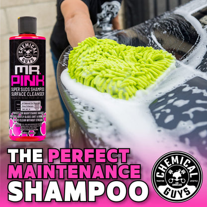 Chemical Guys Mr. Pink Car Wash Soap - 64 oz Super Suds Foaming Car Wash Soap for Cannon, Blaster, or Bucket Washing - pH Balanced, Safe on Wax, Sealant, Ceramic, and Clear Coat Finishes