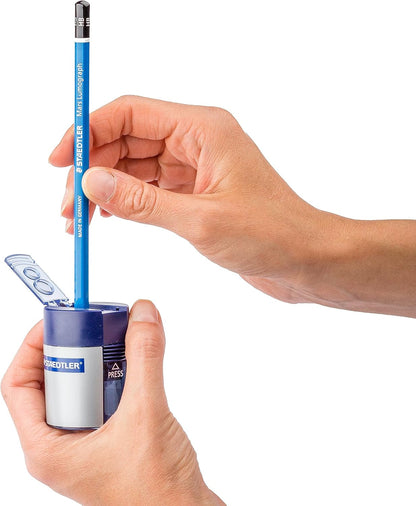 Staedtler Bleistiftspitzer mit Doppelbohrung - 2 Loch (Löcher) - Kunststoff