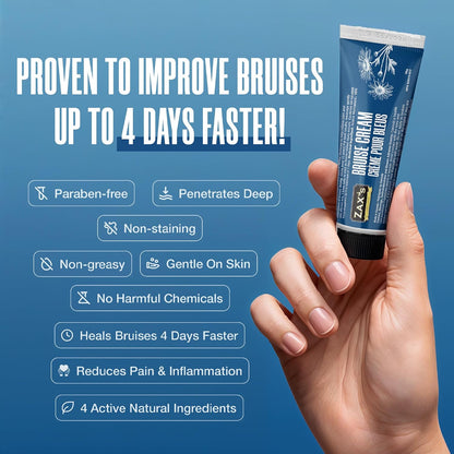 Zax's Original Bruise Cream - #1 Selling Bruise Cream, Speeds Healing by 4 Days!, Reduces Pain & Inflammation, Reduces Discoloration, Ideal for Medical Cabinet & 1st Aid Kit by Zax's Original Creams